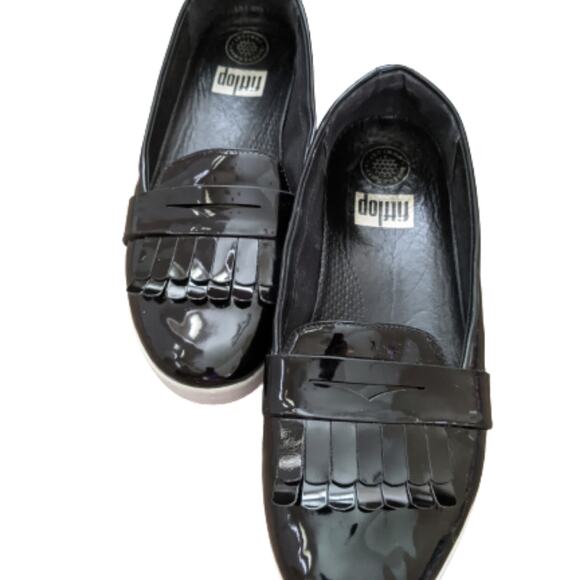 Fitflop Fringey Slip-on Sneaker SZ 8 - Picture 6 of 9